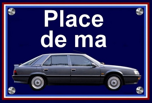 Plaque place ma renault - ma,