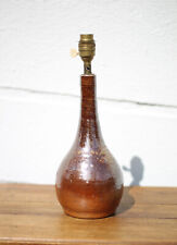 Lampe à poser grès vernissée, lampe de chevet, lampe d'appoint, lampe vintage, p