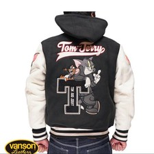 Veste de stade en cuir de