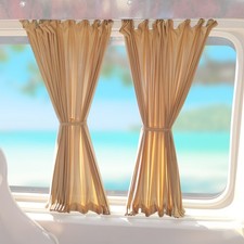 Rideaux De Fenêtre pour Citroen Jumpy 2017-25 L2 Double Porte Coul. &Hayon Beige