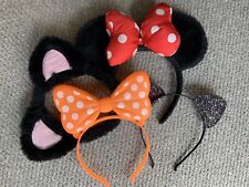 SERRE-TÊTE PRESTIGE FILLETTE AU CHOIX: OREILLES, MINNIE, NŒUD LUMINEUX