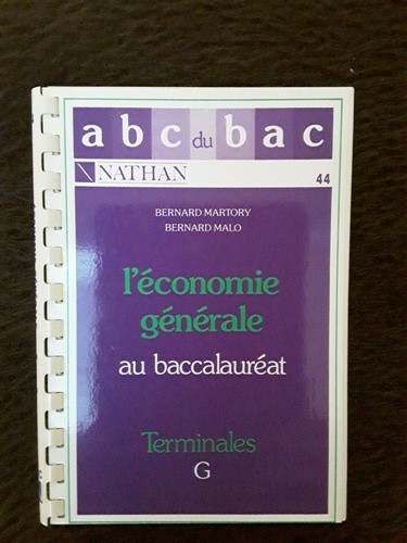 Abc bac economie générale - du,