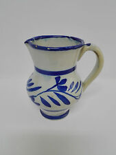 Ancien pot pot en céramique TALAVERA peint à la main, 12 cm de hauteur