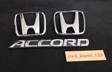 Original OEM JDM Honda ACCORD Logo Avant Arrière Emblème H Badge Neuf Lot de 3