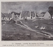 1909  --  LE CLADDAGH  QUARTIER DES MATELOTS DE GALWAY   3B704