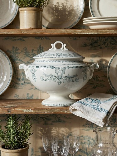 Grande soupière ancienne g - grande, k&g