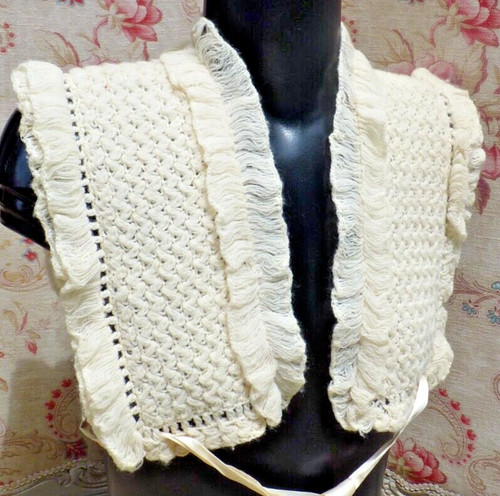 Ancien gilet boléro laine - boléro, en