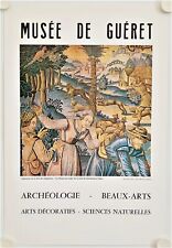 Affiche Tapisserie de la Marche CHASSE AUX LOUPS Exposition Musée de Guéret