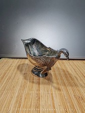 SILEA Jolis  Saucière Cygne métal argenté 