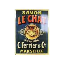 Plaque métal publicitaire