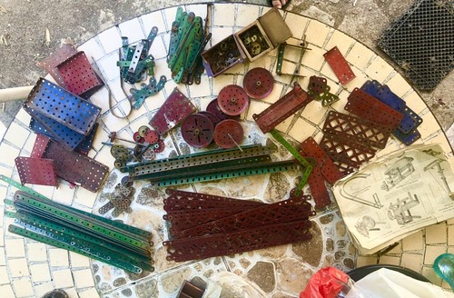 Gros lot pièces meccano - pièces,