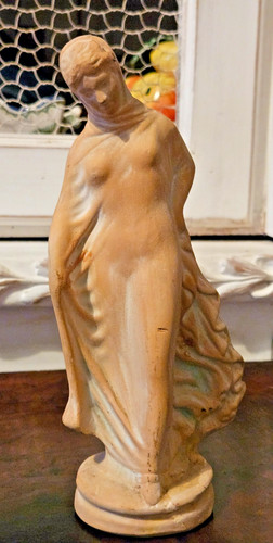 Statuette terre cuite - statuette,