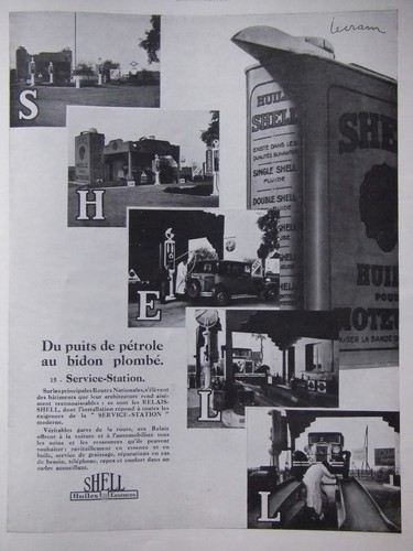 Publicité 1930 shell huiles - publicitÉ,