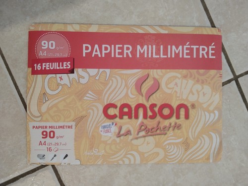 Pochette papier millimetre - papier,
