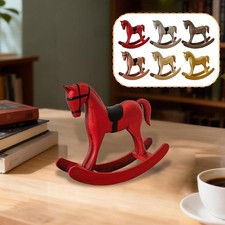 Statue de cheval à bascule en