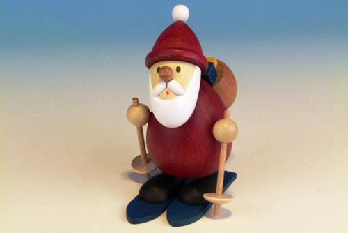 Figurine bois père noël - figurine, en