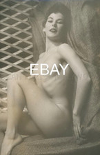 SEXY PIN-UP 1950s PHOTO ORIGINAL CARD #79   9x14cm LEGGY BUSTY