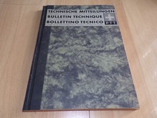 Livre " Bulletin technique - administration des télégraphes et téléphones suisse