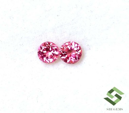 Paire tourmaline rose - de,
