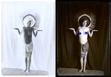 photo NEGATIF verre NU