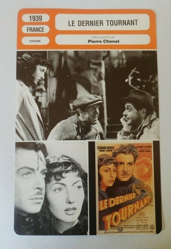 Carte fiche cinema - 1939, le