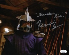 FRANCOIS CHAU Signed "SHREDDER ~TEENAGE MUTANT NINJA TURTLES" 8x10 Photo JSA COA
