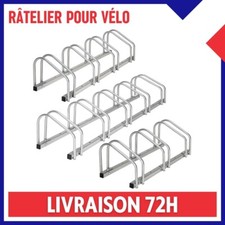 Râtelier Rack Range 3 4 5 Vélos Bicyclette Cycle Rangement Support Cote à cote