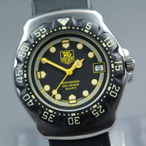 Montre noire pour homme tag - qz,