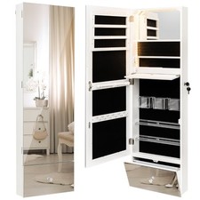 Armoire à Bijoux Murale Miroir Pleine Longueur Lumières LED 3 Couleurs Miroir I