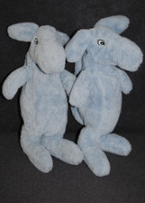 ?Peluche Doudou Chien Dragon IKEA Tassa Bleu Clair Lapin Longues Oreilles Lot 2