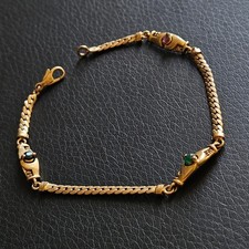 Bracelet vintage plaqué or