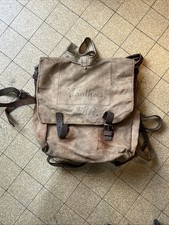 sac à dos musette WW1 Tissus Et Cuir 14/18 France