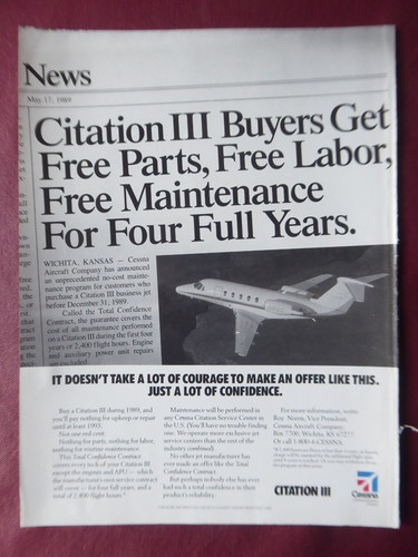 1989 pub cessna citation - 7/1989,