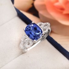 Bague En Pierre Bleue Saphir