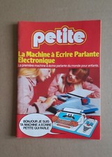 Catalogue PETITE la machine à écrire parlante électronique