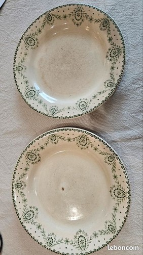Grandes assiettes anciennes - grandes,