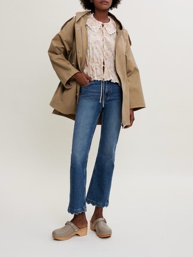 Maje oversized cotton coat - maje,