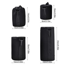 4x Camera Lens Storage Bag