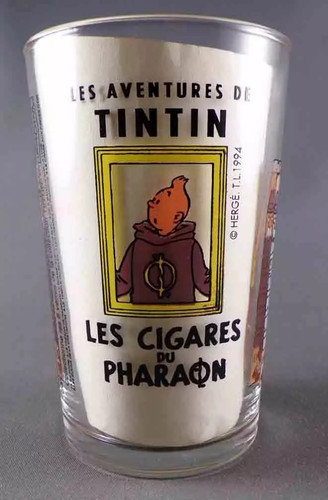 Tintin verre à moutarde - tintin,