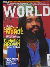 WORLD N°9 SPÉCIAL CARNAVALS CARLINHOS BROWN ALPHA BLONDY P18 PACO IBANEZ + CD
