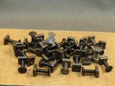 Lot de boulons tete fraise et écrou ancien stock de quincaillerie 6x22  30 pces