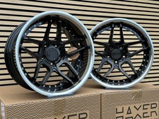 4x roues 18" AC Schnitzer style HAXER HX030 5X120 adaptées pour BMW E34 E38...