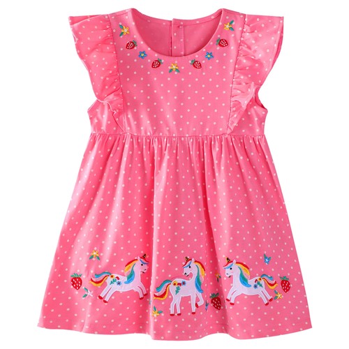 Robe pour fille coton - fille, manches