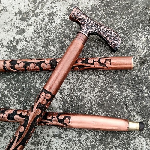 Canne marche bois - canne,