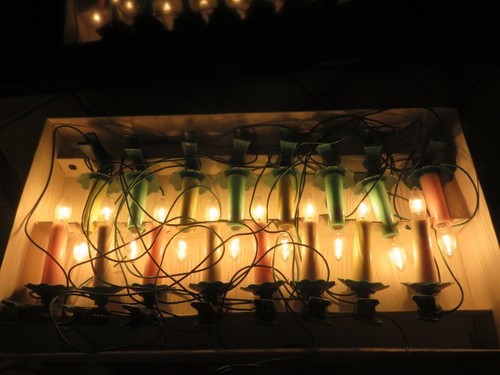 Ancienne guirlande lumineuse