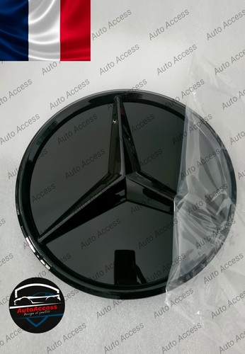 Logo noir mercedes - noir, calandre