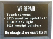 19"  &  22" CERONIX  TOUCH SCREEN MONITORS  REPAIR & UPGRADE TO LED BACKLIGHT