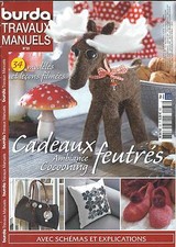 Revue burda travaux manuels n°33 34 modele feutre