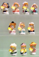 Fèves brillantes- Coiffes de nos régions  - Série complète -