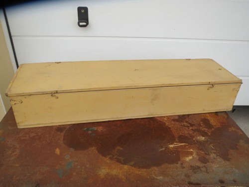 Ancienne caisse bois mallette - caisse,